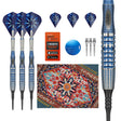 Phil Taylor Power Gx2 Soft Tip Darts main product image showing the darts, packaging, flights, shafts, and included accessories