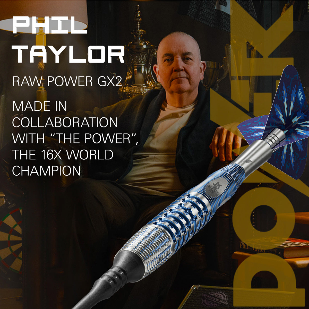 Target Phil Taylor Power Gx2 95% Tungsten Soft Tip Darts – Double