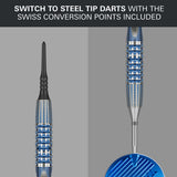 Phil Taylor Power Gx2 point system demonstration image showing the dart point configuration