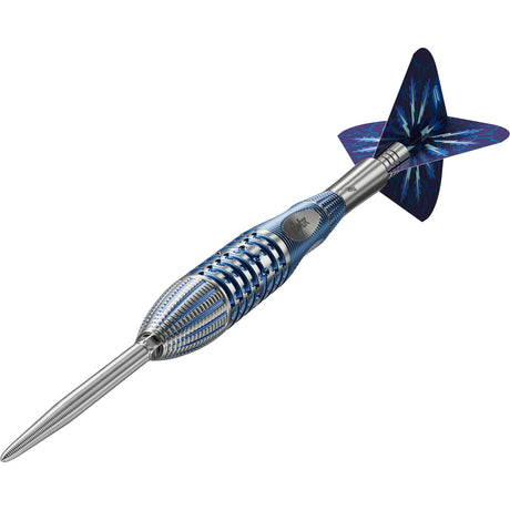 Phil Taylor Power Gx2 Steel Tip Darts close up image highlighting the barrel grip texture and precision machining detail