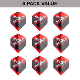 Phil Taylor Raw Power G11 Pro Ultra Dart Flights x 3 Sets by Target No2 image showing the included 9 pack of dart flights.