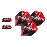 Phil Taylor Raw Power G11 Pro Ultra Dart Flights x 3 Sets by Target Ten,X main product image on a white background.