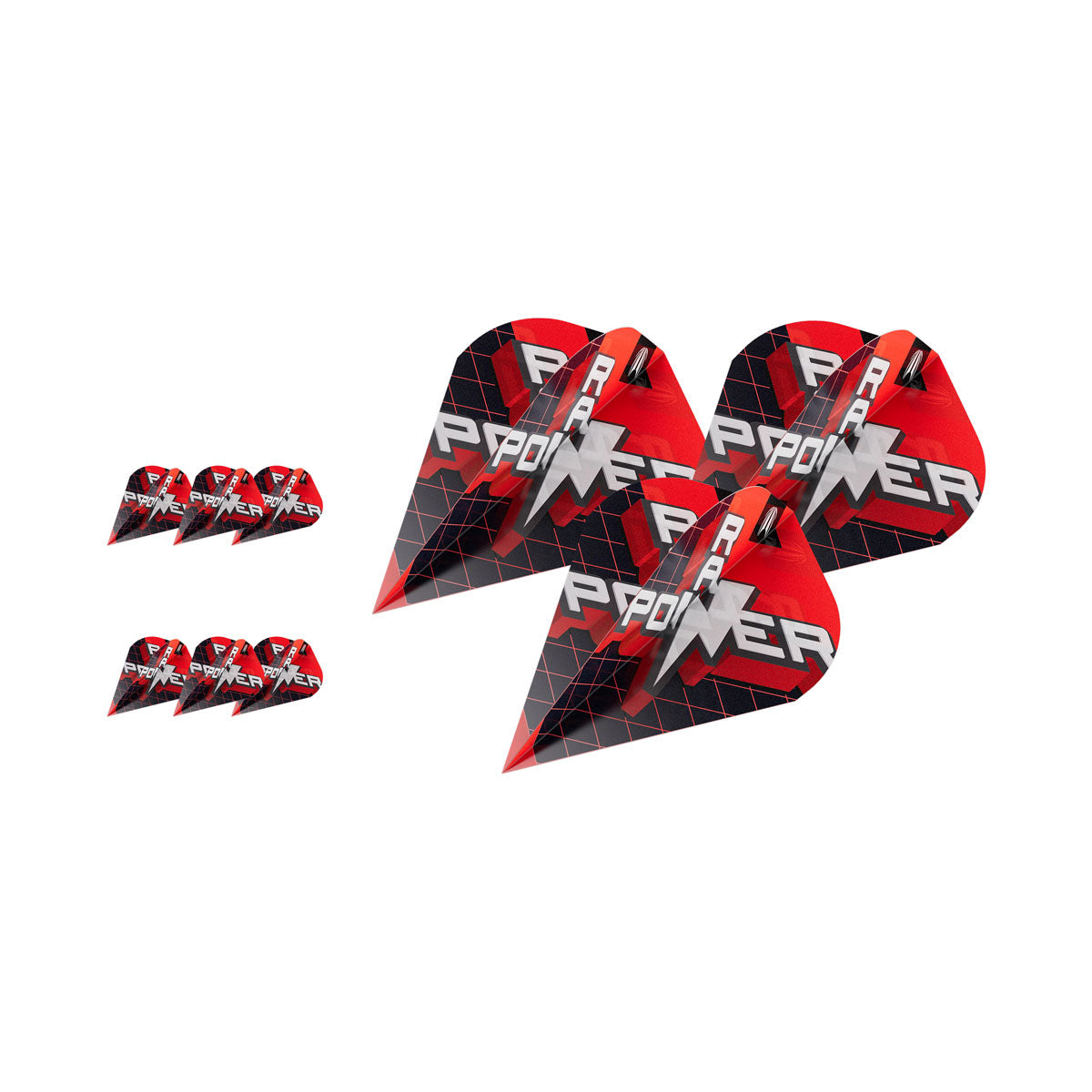 Phil Taylor Raw Power G11 Pro Ultra Dart Flights x 3 Sets by Target Vapor S main product image on a white background.