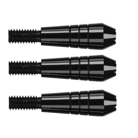 Phil Taylor Replacement Tops for Power Titanium Black Dart Stems Shafts main product image showing the replacement tops, packaging, and included contents