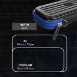 Target Phil Taylor Takoma Ghost Dart Case dimensions image showing product measurements and storage capacity