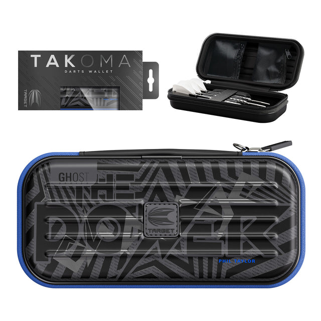 Target Phil Taylor Takoma Ghost Dart Case main product image showing the case and included contents