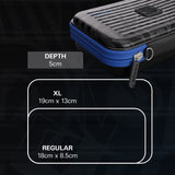 Target Phil Taylor Takoma Ghost XL Dart Case dimensions image showing product measurements and storage capacity