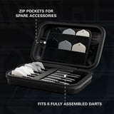 Target Phil Taylor Takoma Ghost XL Dart Case image showing the inside of the case with storage compartments and layout
