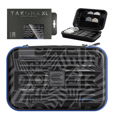 Target Phil Taylor Takoma Ghost XL Dart Case main product image showing the case and included contents