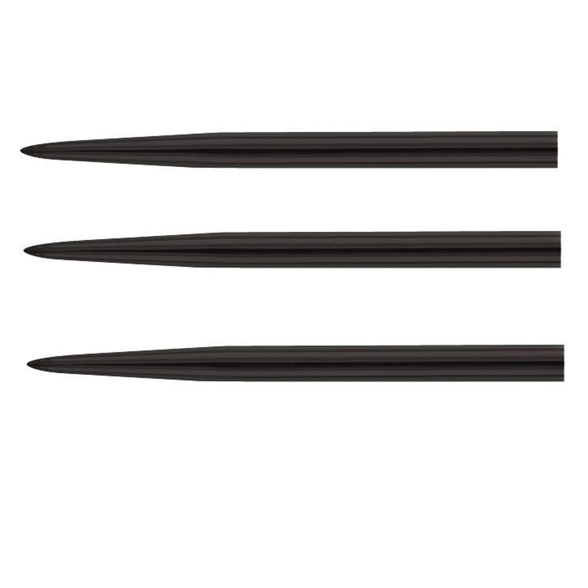 Target Plain Black Replacement Dart Points 32mm main product image showing the dart points