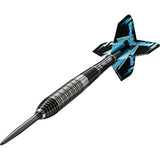 Power 8Zero 2 Steel Tip Darts close up image highlighting the barrel grip texture and precision machining detail