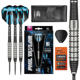 Power 8Zero 2 SP Steel Tip Darts main product image showing the darts, packaging, flights, shafts, and included accessories