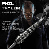 Power 8Zero 4 branding image featuring the iconic Phil Taylor inspired design and Target performance styling