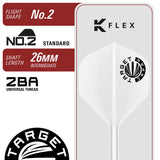 Flight specifications and dimensions for the Prime Mayo G8 Swiss Point Darts