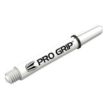 Pro Grip Dart Stems Shafts Inbetween Sizes White angled image displaying the overall shaft profile and design