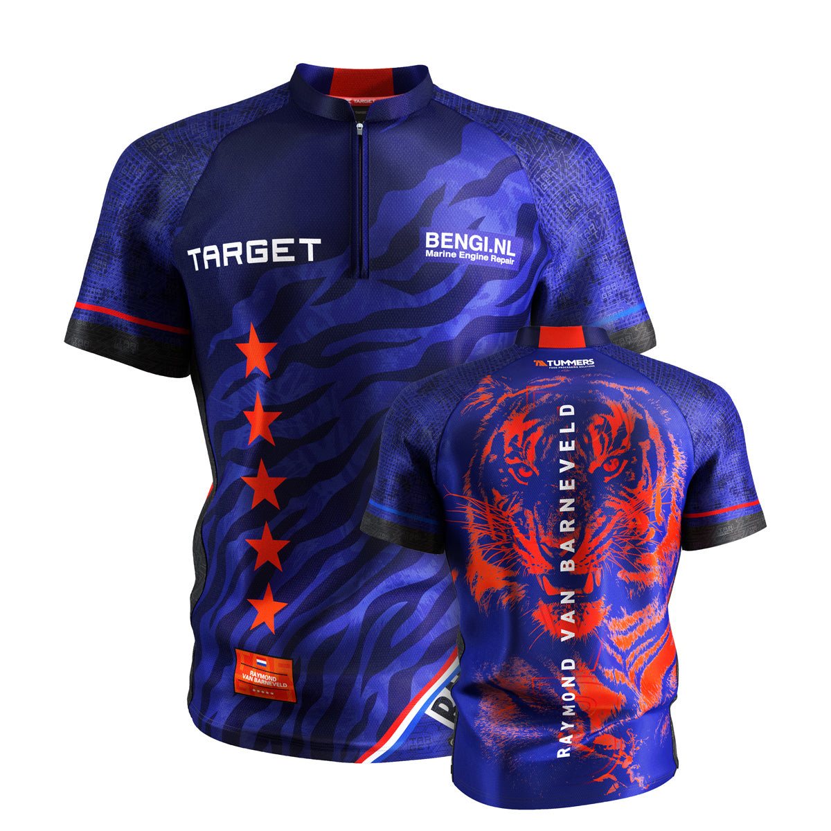 Target Raymond Van Barneveld 2025 Playing Shirt main product image showing the official shirt design and branding