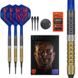 Raymond van Barneveld G6 Soft Tip Darts main product image showing the darts, packaging, flights, shafts, and included accessories