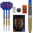 Raymond van Barneveld G6 SP Steel Tip Darts main product image showing the darts, packaging, flights, shafts, and included accessories