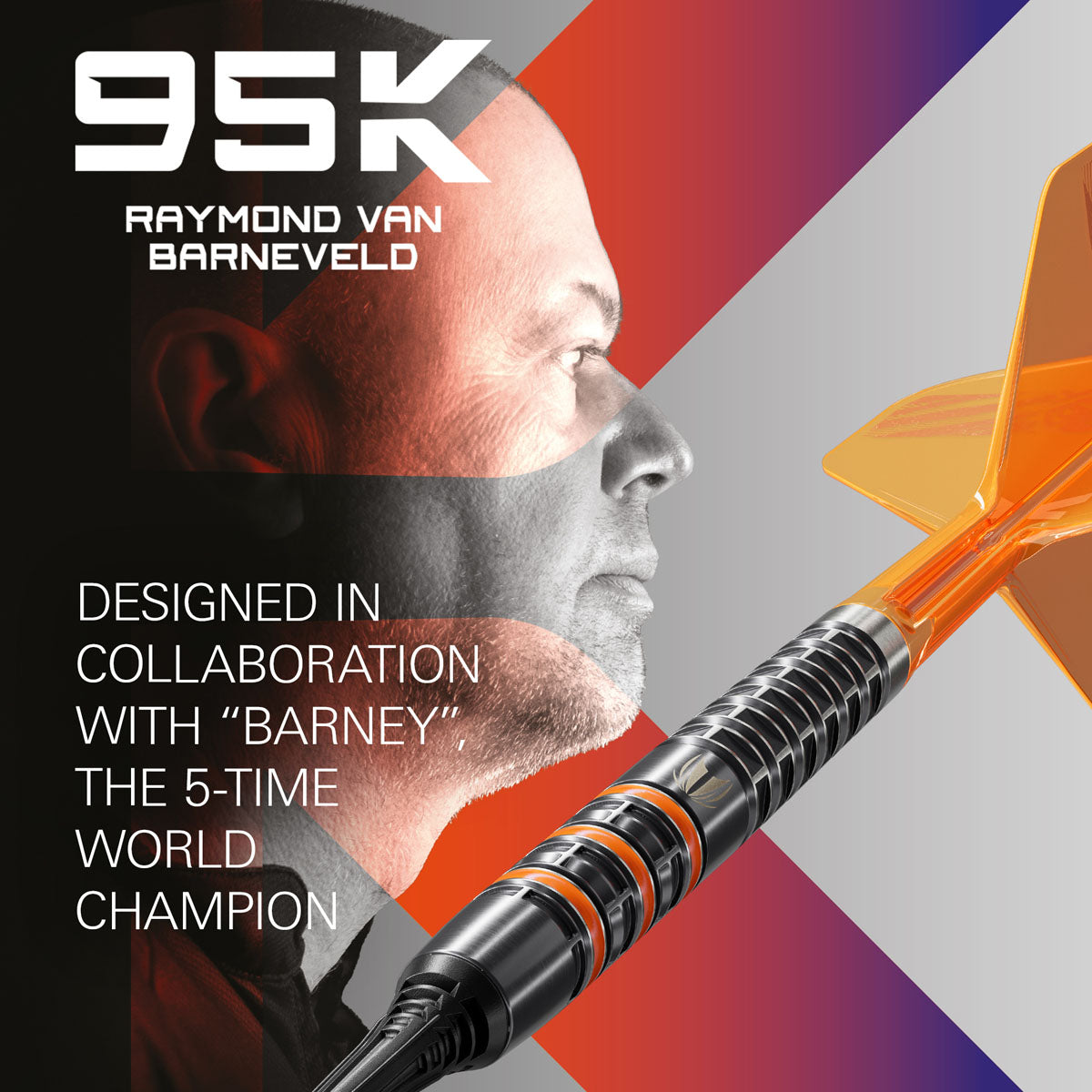 Target Raymond van Barneveld RVB 95K 95% Tungsten Soft Tip Darts