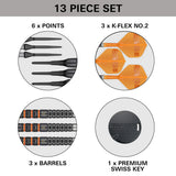Target Raymond van Barneveld RVB 95K 95% Tungsten Soft Tip Darts