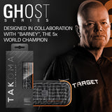Target Raymond van Barneveld Takoma Ghost Dart Case outer box image showing the retail packaging and branding
