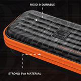 Target Raymond van Barneveld Takoma Ghost Dart Case image highlighting the external materials, zip, handle, branding, and protective construction