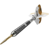Target Redux 03 Steel Tip Darts close up image highlighting the barrel grip profile and precision machining detail