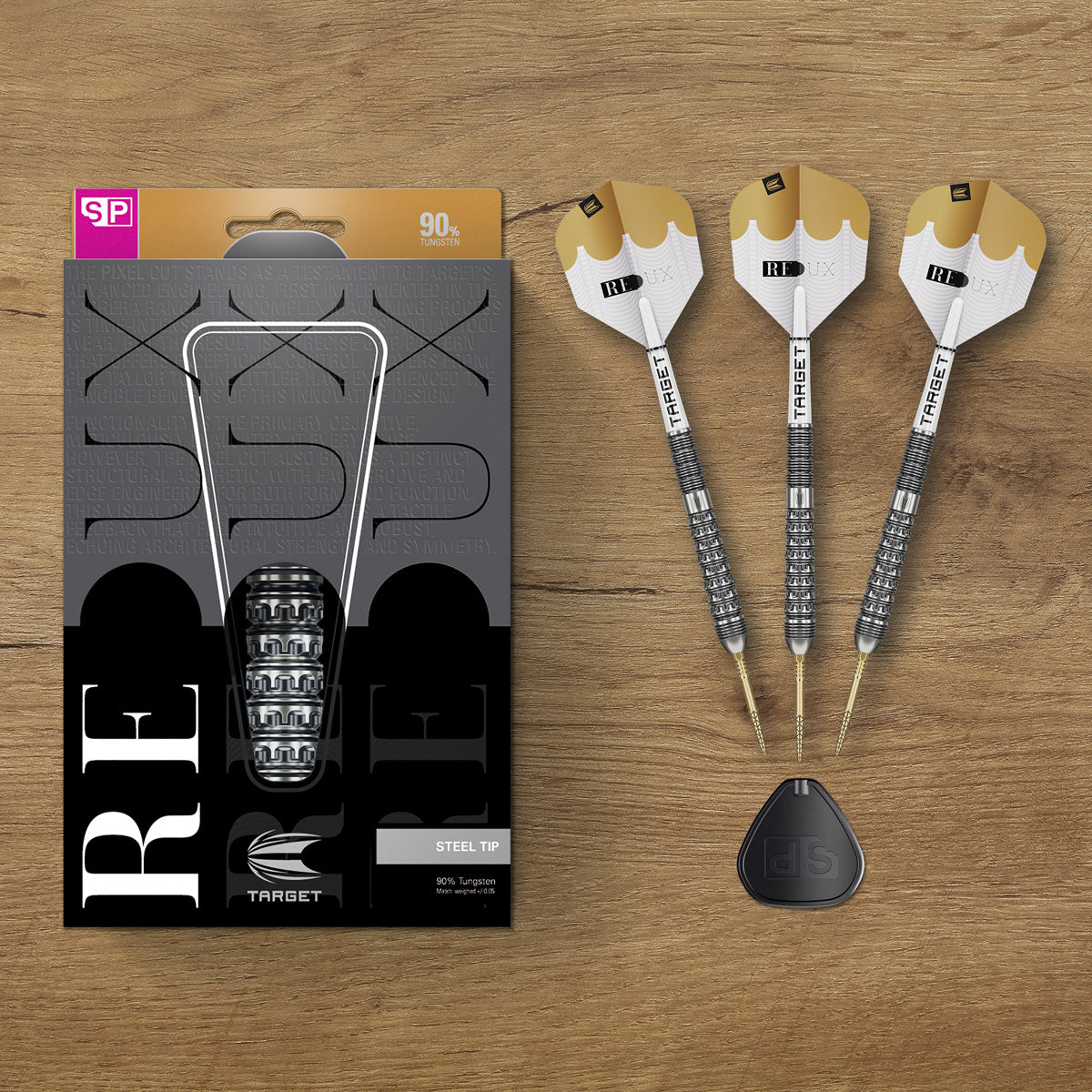 Target Redux 03 darts lifestyle image featuring a premium darts setup and modern playing environment