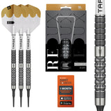 Redux 10 Soft Tip Darts main product image showing the darts, packaging, flights, shafts, and included accessories
