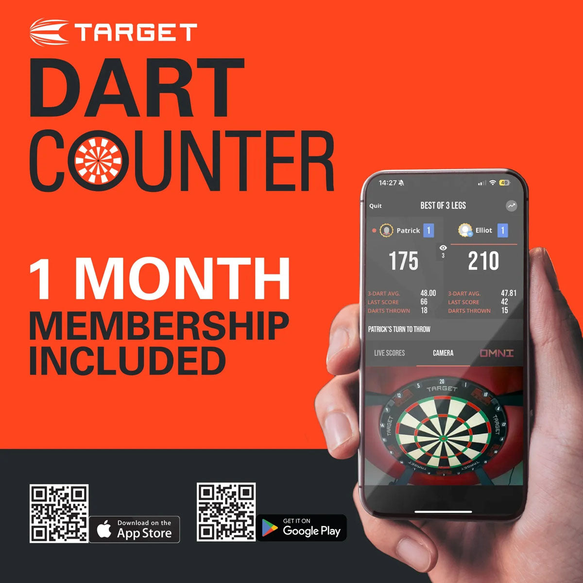 Target Rift Dartboard Set
