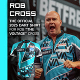 Target Rob Cross 2025 Playing Shirt front view image showing the complete shirt design, colours, and sponsor logos