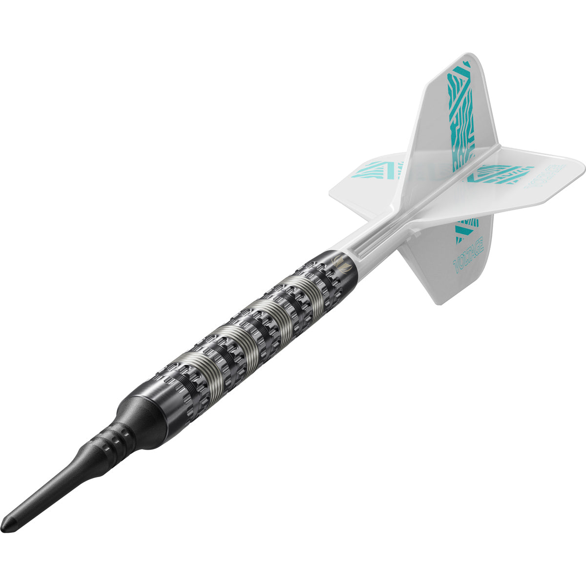 Rob Cross 95K Soft Tip Darts close up image highlighting the barrel grip texture and precision machining detail
