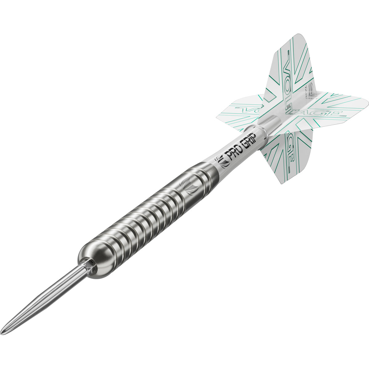 Rob Cross G1 Steel Tip Darts close up image highlighting the barrel grip texture and precision machining detail
