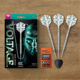 Rob Cross G1 darts lifestyle image featuring a premium darts setup and modern playing environment