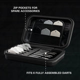 Target Rob Cross Takoma Ghost XL Dart Case image showing the inside of the case with storage compartments and layout