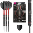 Scope 01 SP Steel Tip Darts main product image showing the darts, packaging, flights, shafts, and included accessories