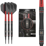 Scope 11 Soft Tip Darts main product image showing the darts, packaging, flights, shafts, and included accessories