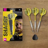 Scott Williams G1 Steel Tip Darts lifestyle image featuring the darts in a premium modern playing setup