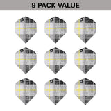 Scott Williams G2 Pro Ultra No2 Dart Flights (3 Sets) by Target image showing the included 9 pack of dart flights.