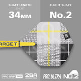 Scott Williams G2 darts flight and shaft specifications image displaying the included setup configuration