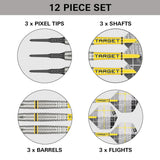 Scott Williams G2 Soft Tip Darts contents image displaying everything included inside the box