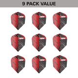 Sebastian Bialecki Pro Ultra Dart Flights x 3 Sets by Target image showing the included 9 pack of dart flights.