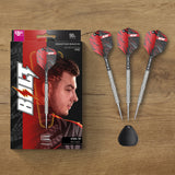 Sebastian Bialecki darts lifestyle image featuring a premium darts setup and modern playing environment