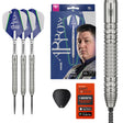 Shane McGuirk SP Steel Tip Darts main product image showing the darts, packaging, flights, shafts, and included accessories