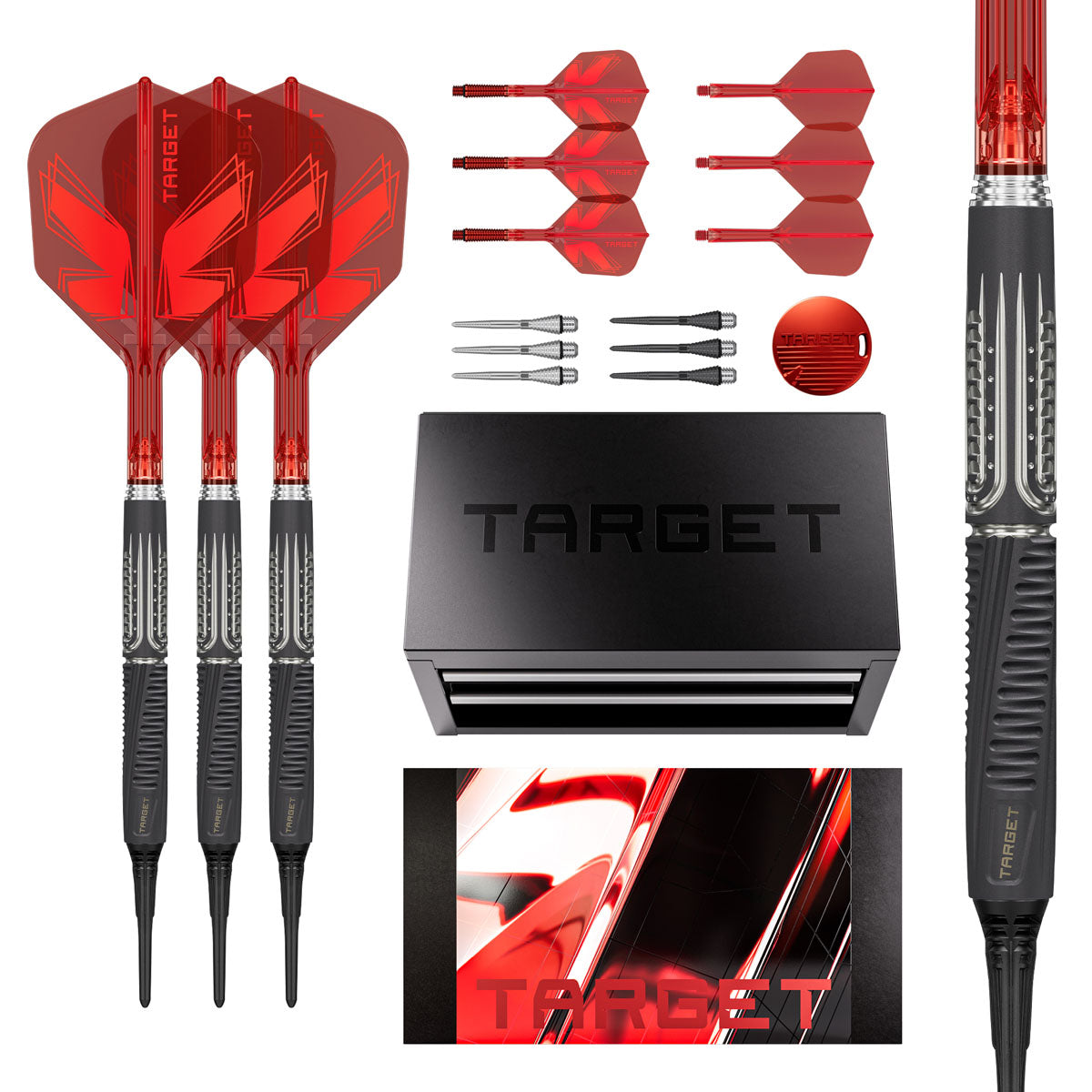 Target Shift 90% Tungsten Soft Tip Darts