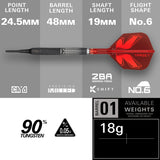 Target Shift 90% Tungsten Soft Tip Darts