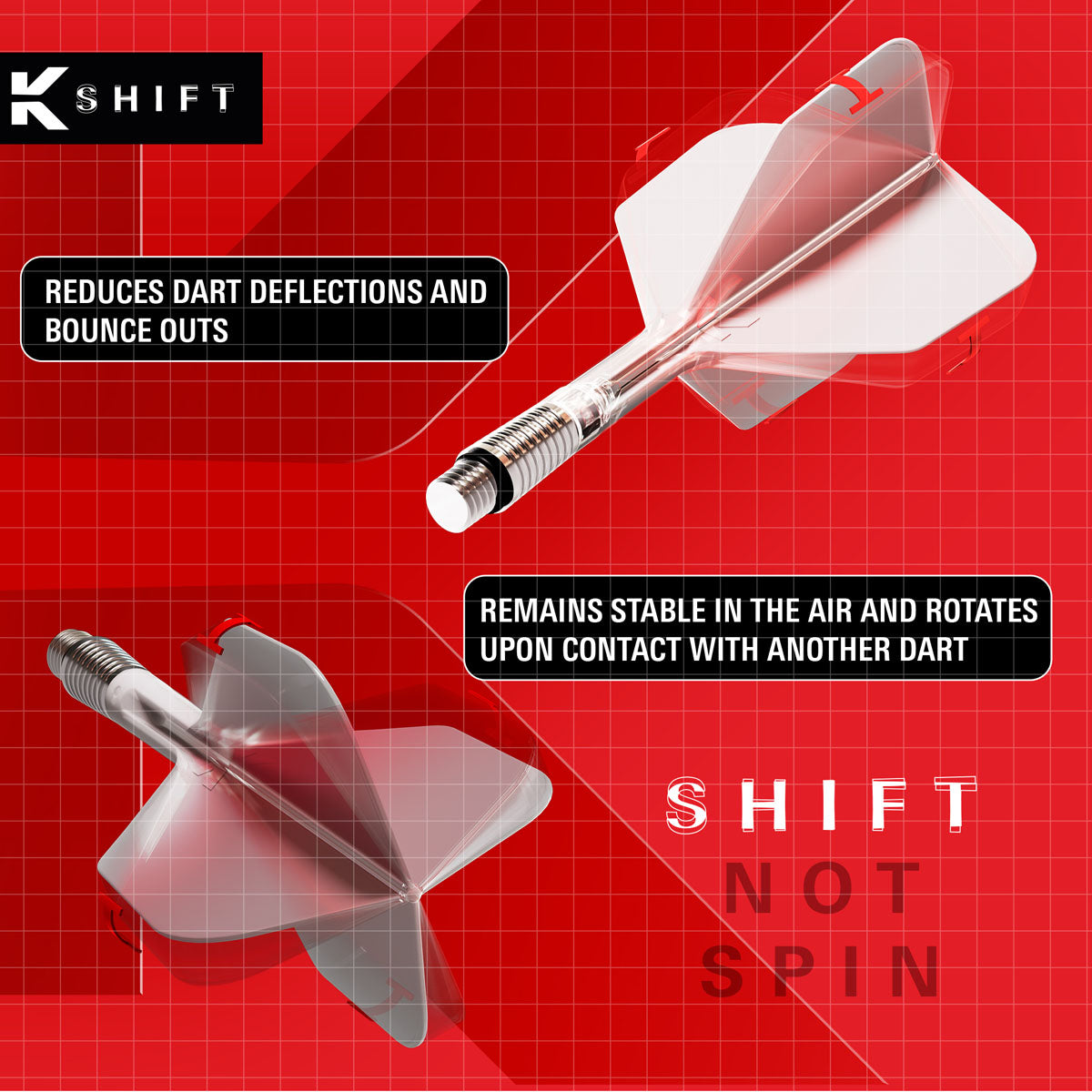 Target Shift 90% Tungsten Soft Tip Darts