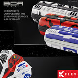 TARGET STAR WARS BOA Wallet image highlighting the branding, and all the different types of Star Wars BOA cases available