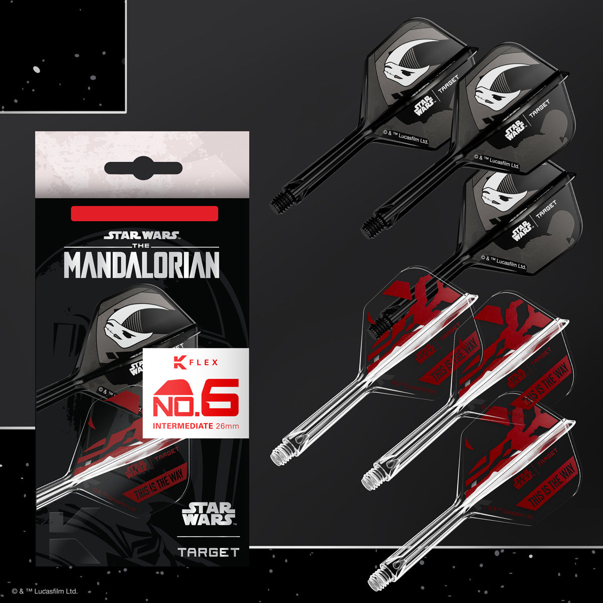 Star Wars Mandalorian No.6 K Flex multipack shown in retail packaging