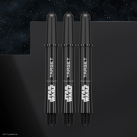 STAR WARS Target Pro Grip Dart Stems Shafts Black Intermediate length variant image